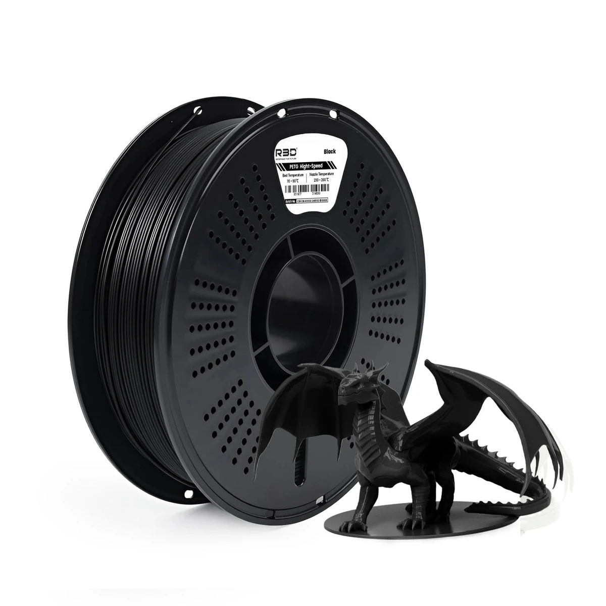 PETG HS Black（R3DC1A102NHS）官方商品圖